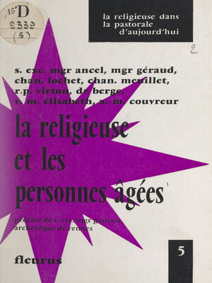 cover image of La Religieuse et les personnes âgées